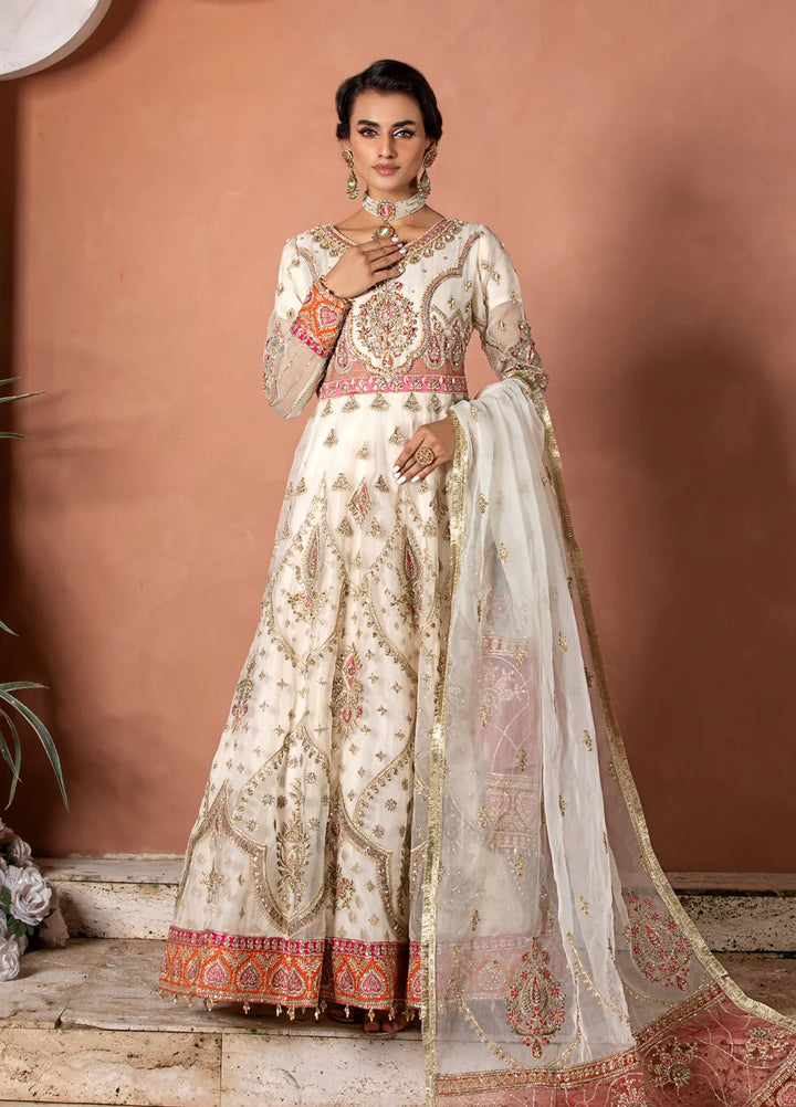 Diara Couture Pret Embroidered Organza 3 Piece Suit Zimal - Df-09