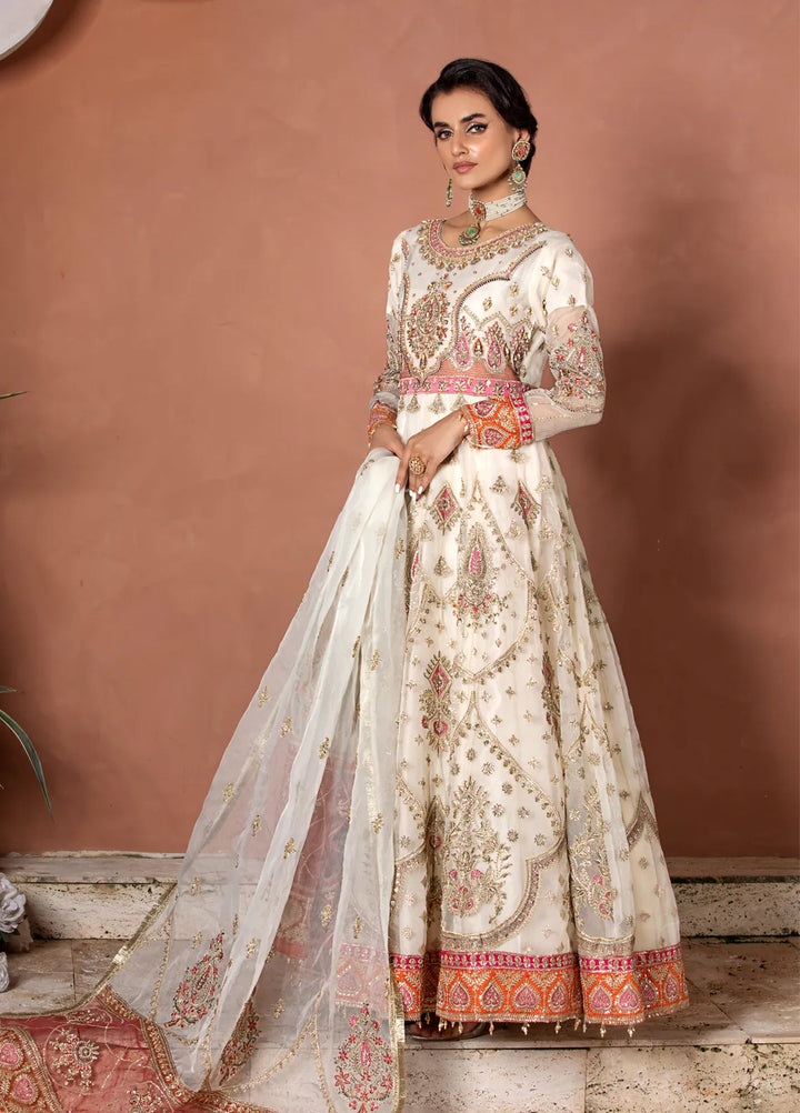 Diara Couture Pret Embroidered Organza 3 Piece Suit Zimal - Df-09