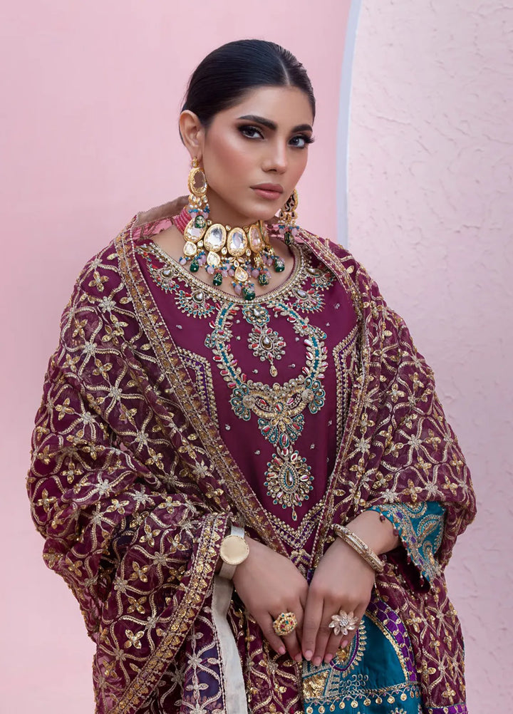 Diara Couture Pret Embroidered Organza 3 Piece Suit Zonaisha Ua-01