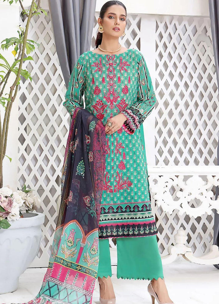 Dilara By Khas Embroidered Lawn Suits Unstitched 3 Piece KHS23D KC-1412 - Summer Collection