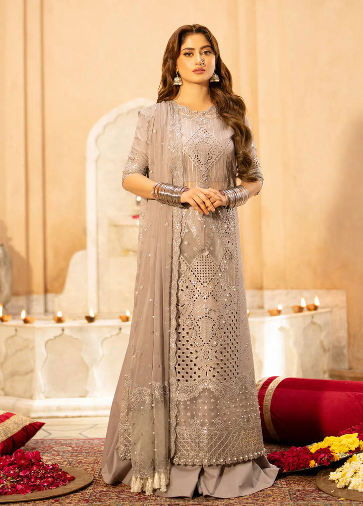 Dilbaro By Bin Ilyas Embroidered Lawn Suits Unstitched 3 Piece BI24D 401B - Festive Collection