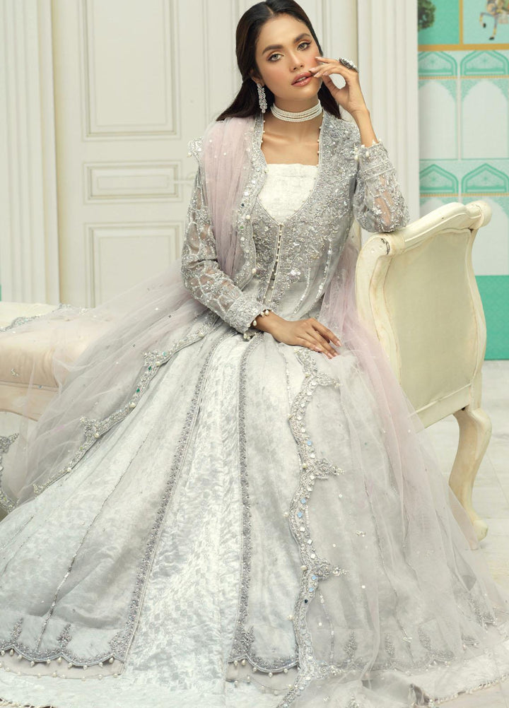 Zaaviay Luxury Pret Embroidered Net 3 Piece Dress FARA