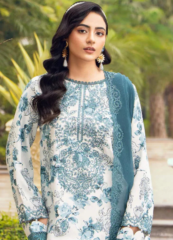 Diva By Humdum Embroidered Karandi Suit Unstitched 3 Piece HD24DK D-1 - Winter Collection
