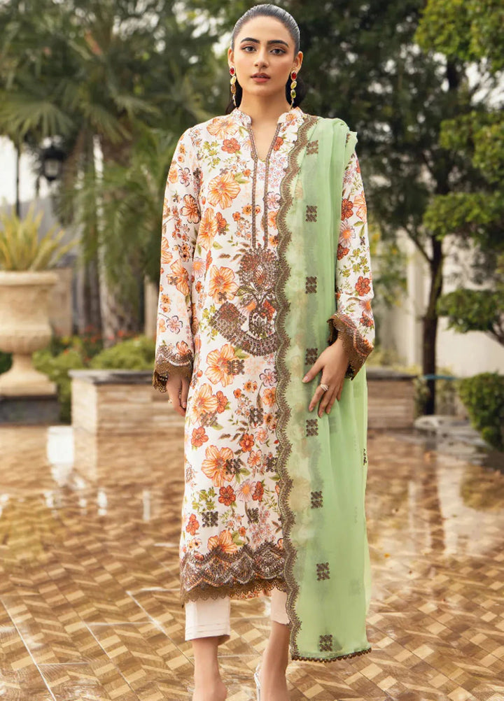 Diva By Humdum Embroidered Karandi Suit Unstitched 3 Piece HD24DK D-10 - Winter Collection