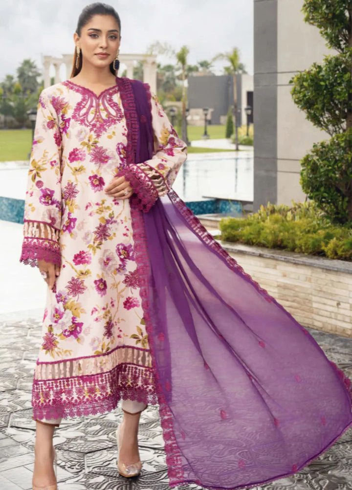Diva By Humdum Embroidered Karandi Suit Unstitched 3 Piece HD24DK D-2 - Winter Collection