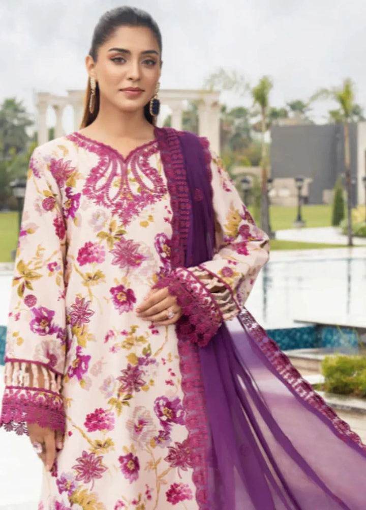 Diva By Humdum Embroidered Karandi Suit Unstitched 3 Piece HD24DK D-2 - Winter Collection