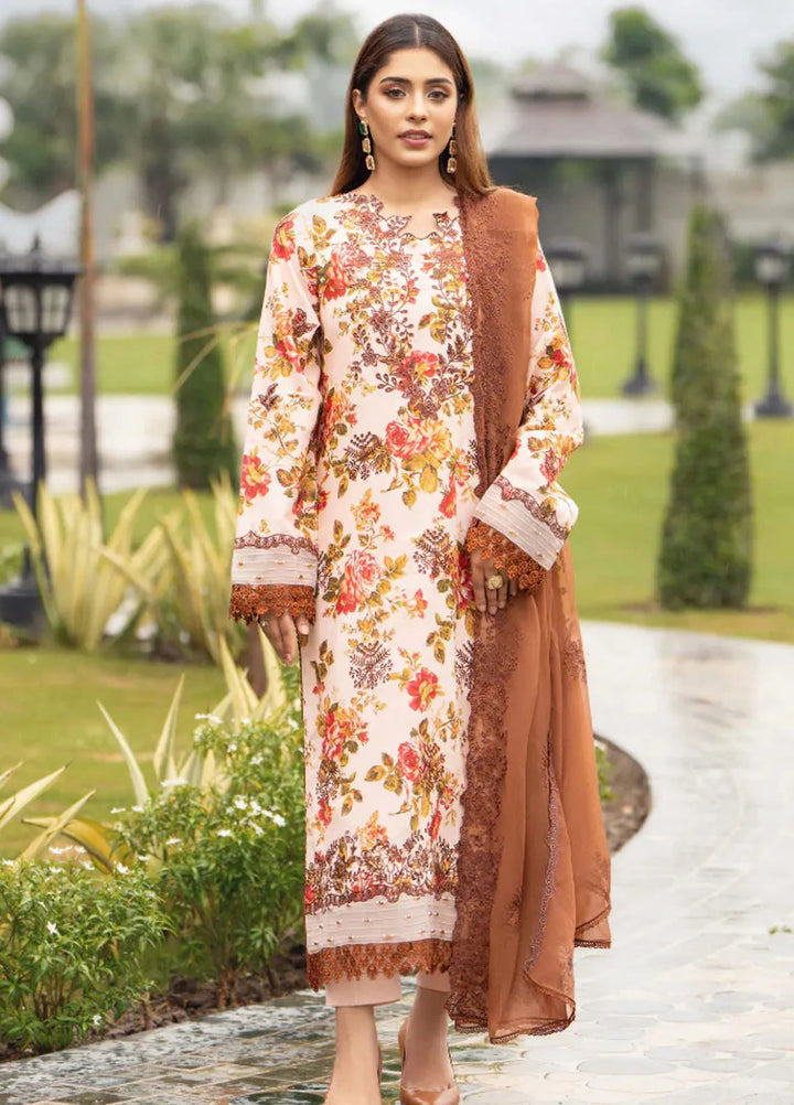 Diva By Humdum Embroidered Karandi Suit Unstitched 3 Piece HD24DK D-6 - Winter Collection