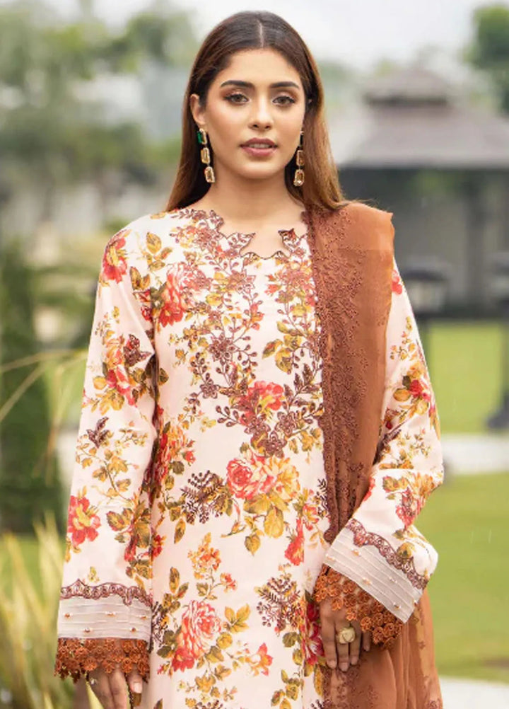 Diva By Humdum Embroidered Karandi Suit Unstitched 3 Piece HD24DK D-6 - Winter Collection