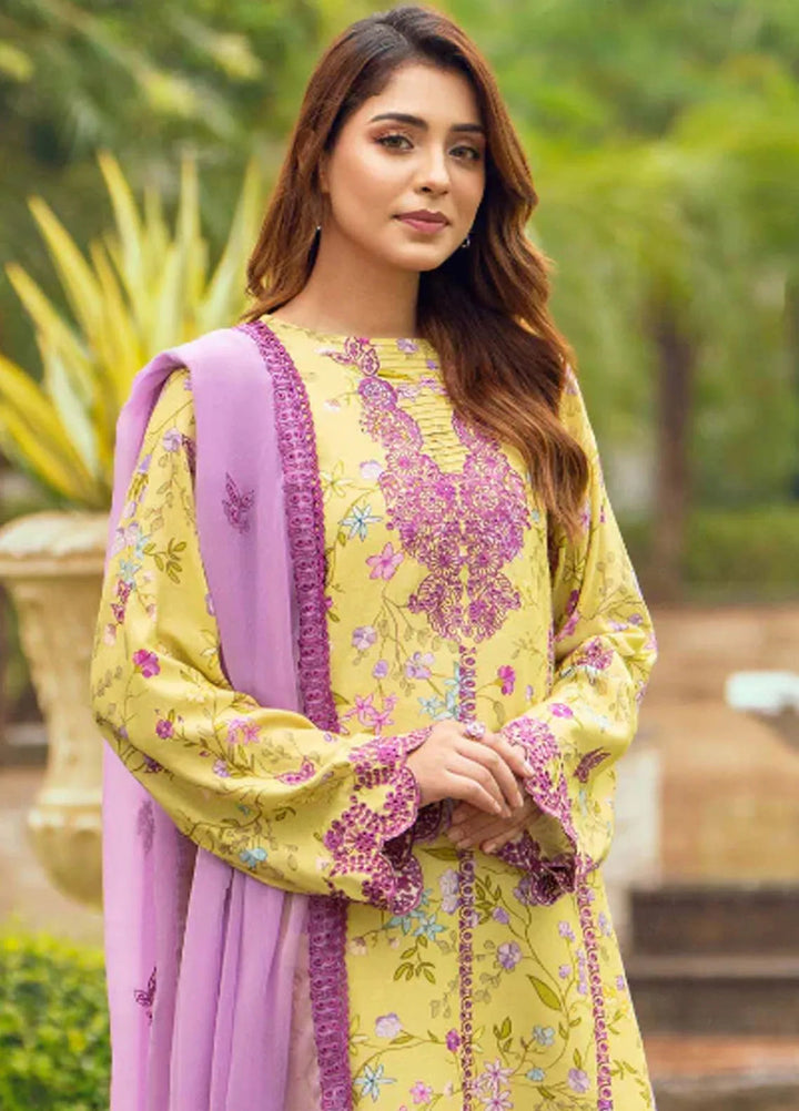 Diva By Humdum Embroidered Karandi Suit Unstitched 3 Piece HD24DK D-9 - Winter Collection