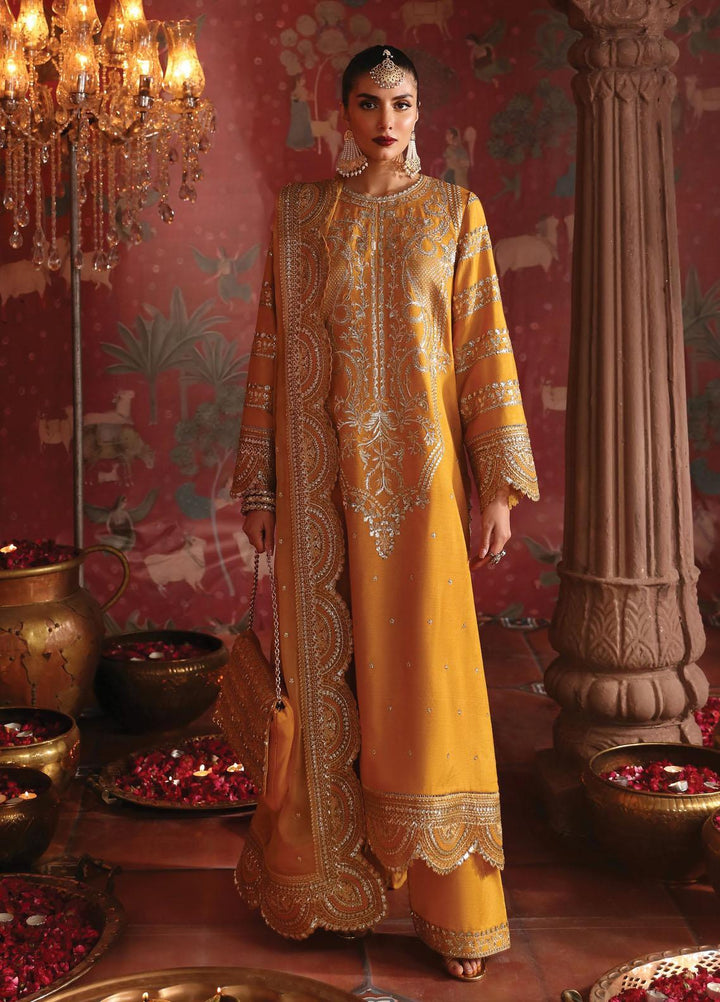 Divani By Afrozeh Embroidered  Suits Unstitched 3 Piece AF23DV AS-V2-02 Shama - Luxury Collection