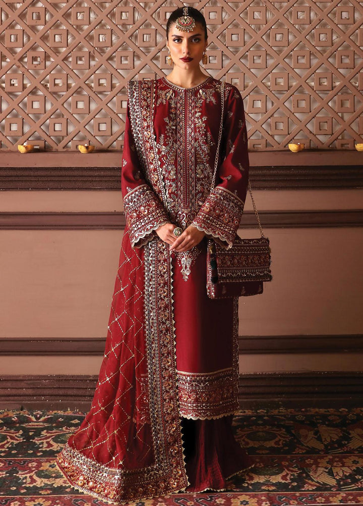 Divani By Afrozeh Embroidered  Suits Unstitched 3 Piece AF23DV AS-V2-05 Naaz - Luxury Collection