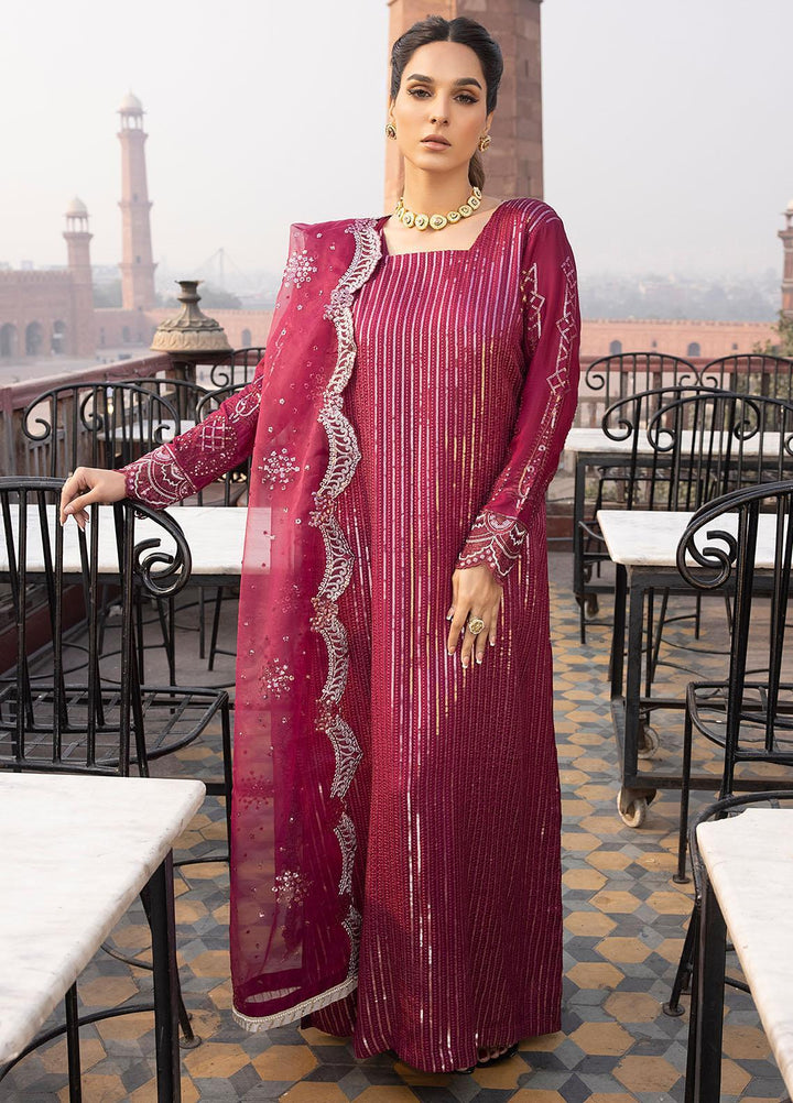 Durnaz By Sahane Embroidered Raw Silk Suits Unstitched 3 Piece SNE23DR BR-1202 Sohani - Formal Collection