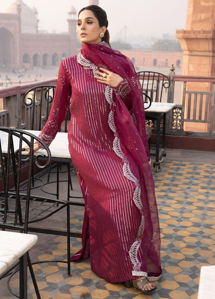 Durnaz By Sahane Embroidered Raw Silk Suits Unstitched 3 Piece SNE23DR BR-1202 Sohani - Formal Collection