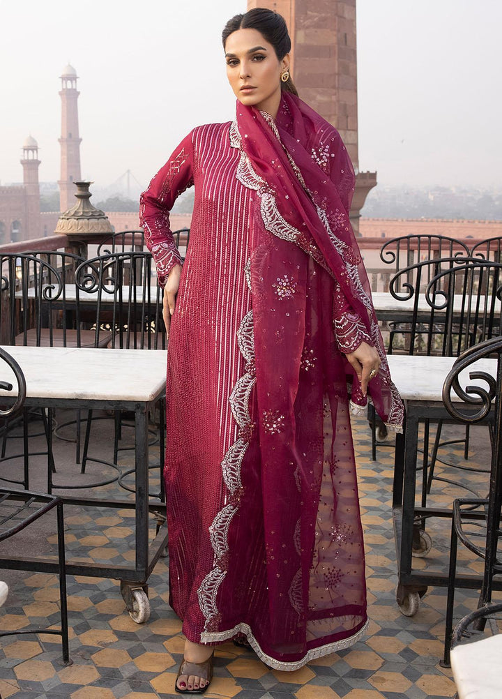 Durnaz By Sahane Embroidered Raw Silk Suits Unstitched 3 Piece SNE23DR BR-1202 Sohani - Formal Collection