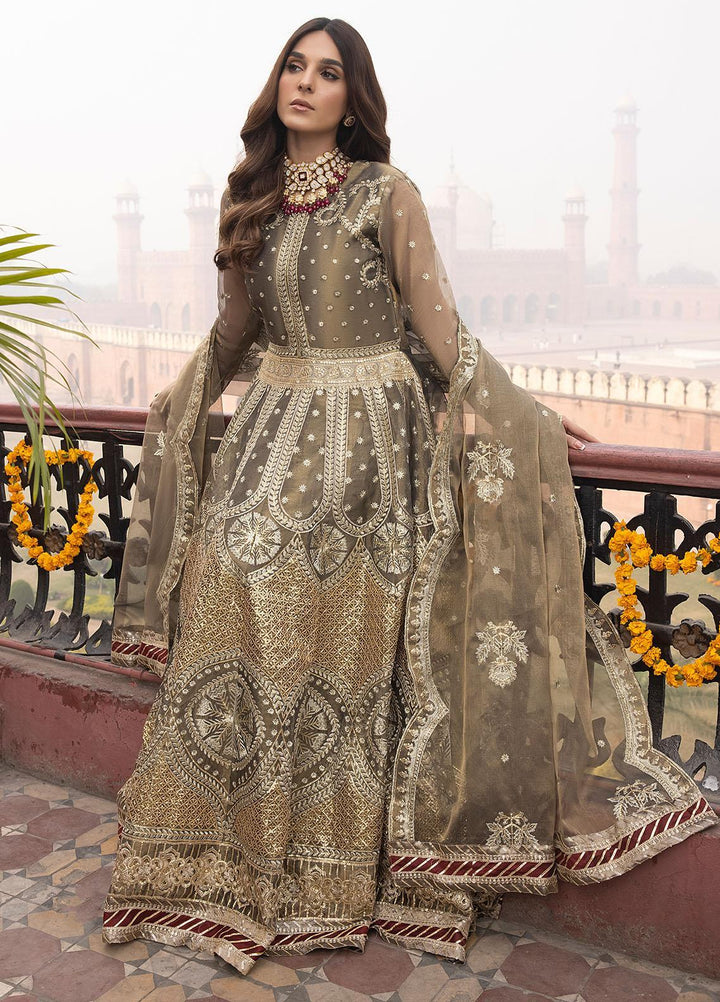 Durnaz By Sahane Embroidered Missouri Suits Unstitched 3 Piece SNE23DR BR-1207 Kehkashan - Formal Collection