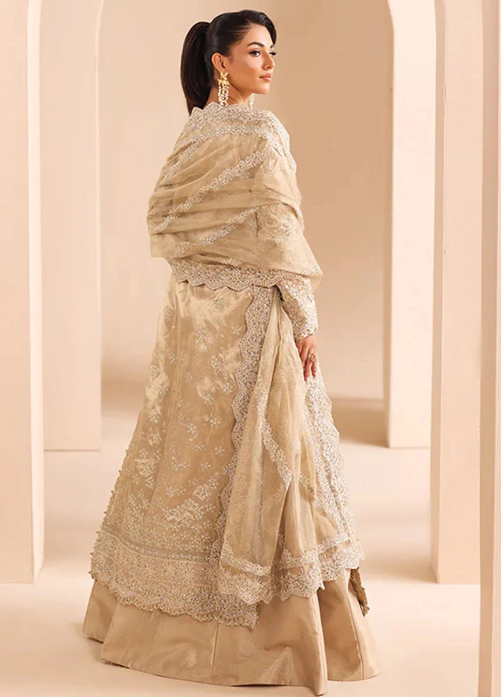 Edel by Saffron Embroidered Tissue Suit Unstitched 4 Piece SFR24E D-01 Opal Dream - Formal Collection