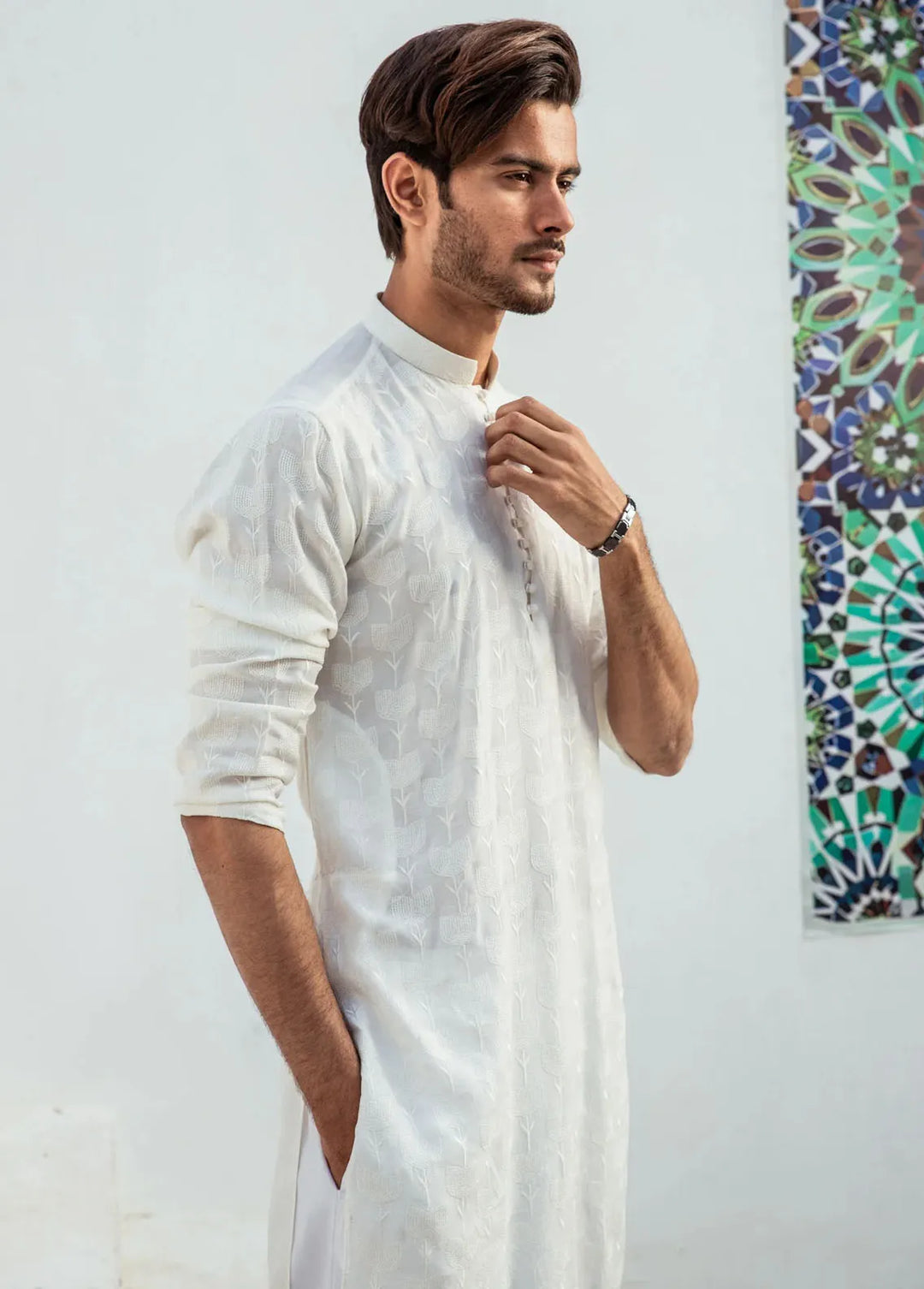 Edge Republic Chikankari Kurta Pajama CK 723