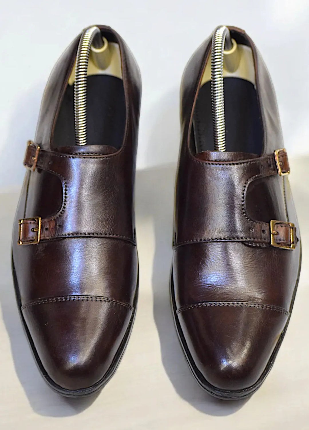 Edge Republic Mens ER S 108 Inception Leather Monk Strap Shoes