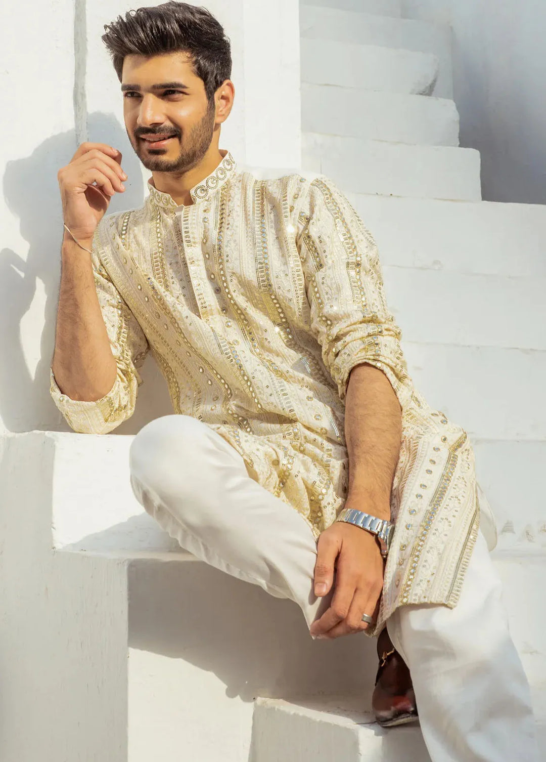Edge Republic Pret Chanderi Kurta Pajama MR 57