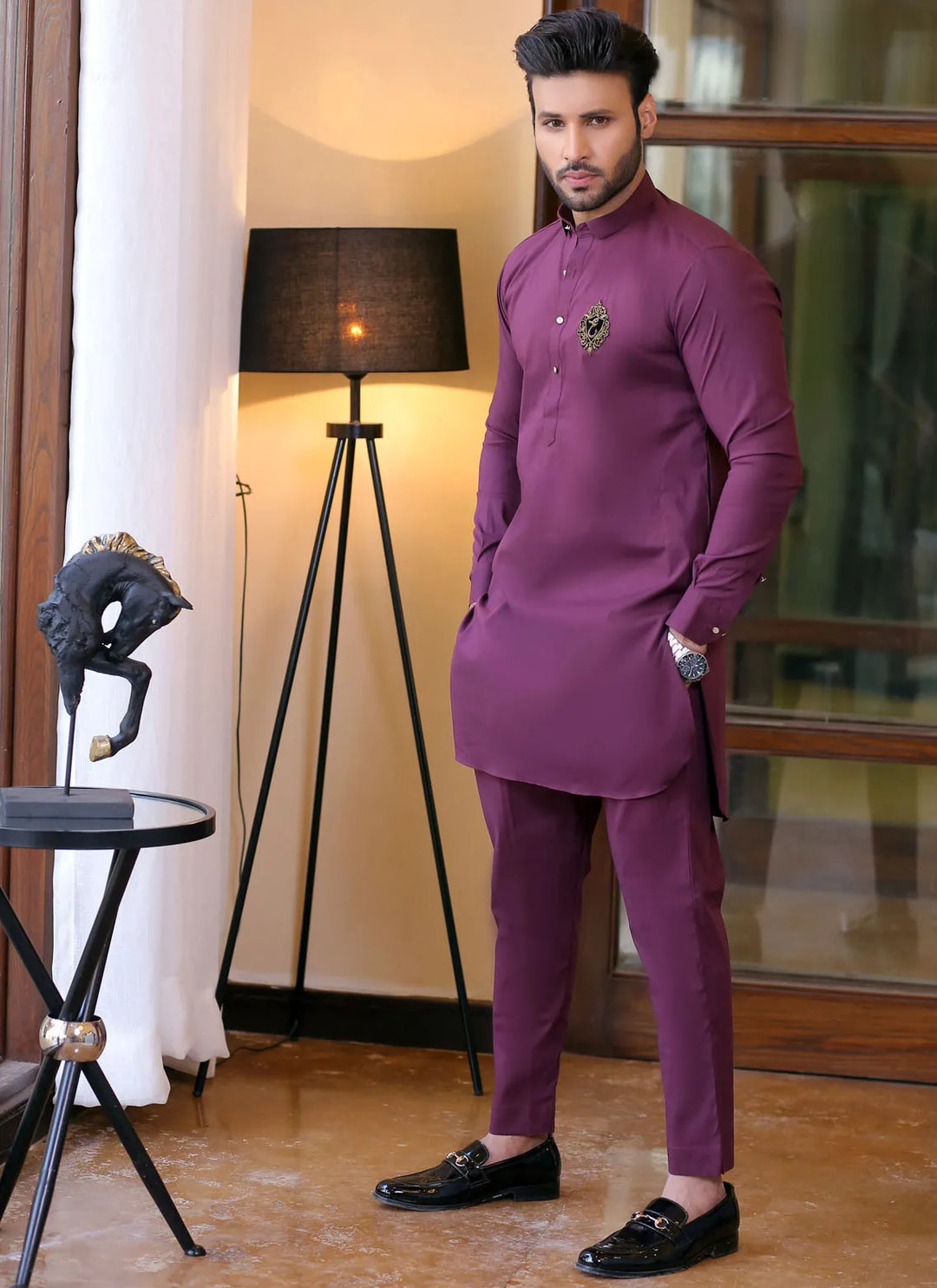 Edge Republic Pret Kurta Pajama And Waist Coat ER 684