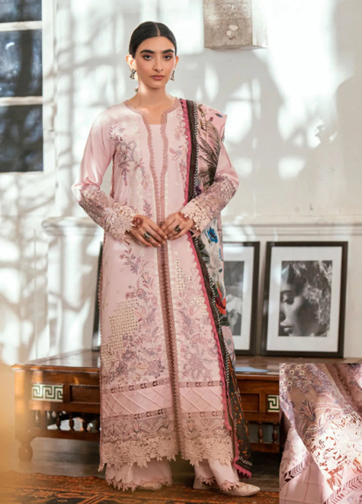 Eid Edit by Florent Embroidered Lawn Suits Unstitched 3 Piece FL25ED FEE D-1 B - Summer Collection