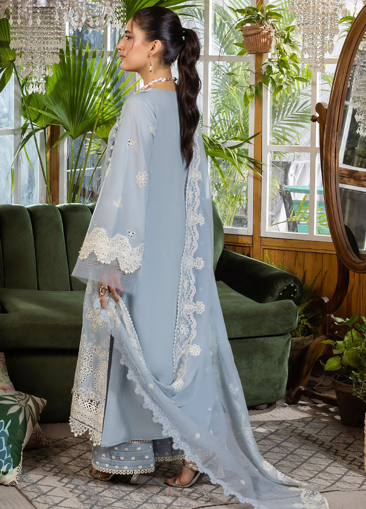 Elaf Chikankari Lawn Suits Unstitched 3 Piece EEC - 3B Parisian - Festive Collection