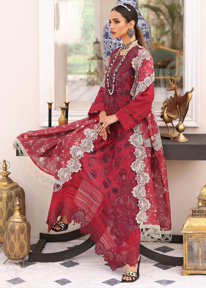 Elaf Embroidered Lawn Suits Unstitched 3 Piece EF23FC ELC-02B Prestige - Festive Collection