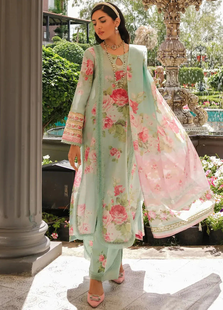 Elaf Printed Lawn Suits Unstitched 3 Piece EF24PL EEP-01A Frostie