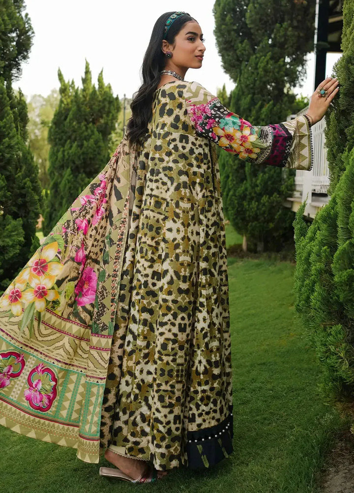 Elaf Printed Lawn Suits Unstitched 3 Piece EF24PL EEP-06B Wonders