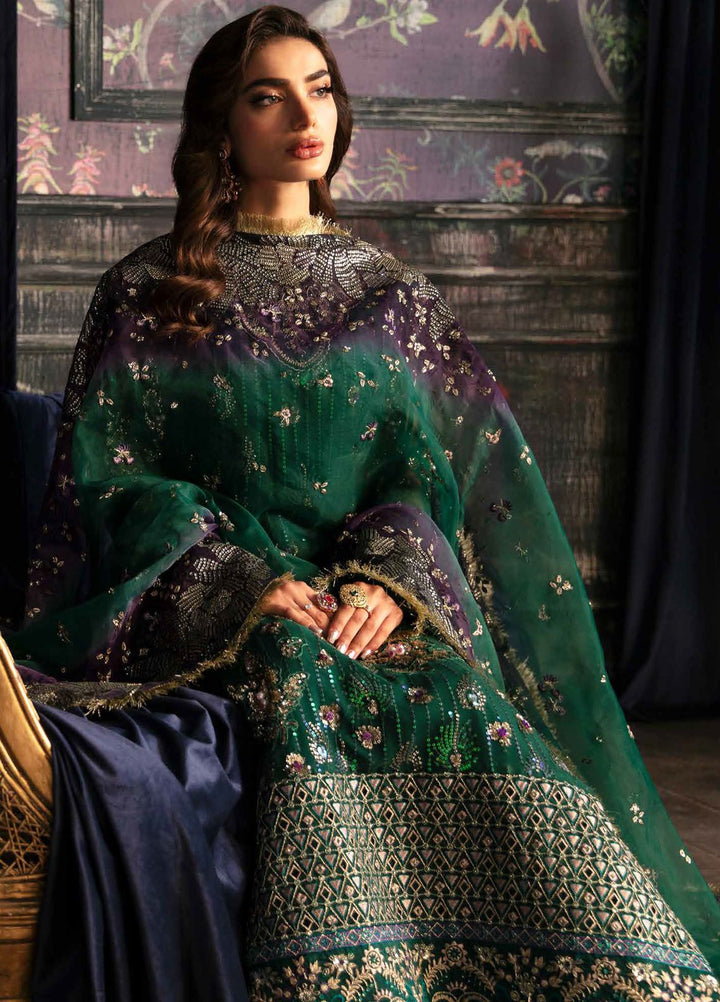 Elanora by Nureh Embroidered Chiffon Suits Unstitched 4 Piece NU24EL NEL-42 - Formals Collection