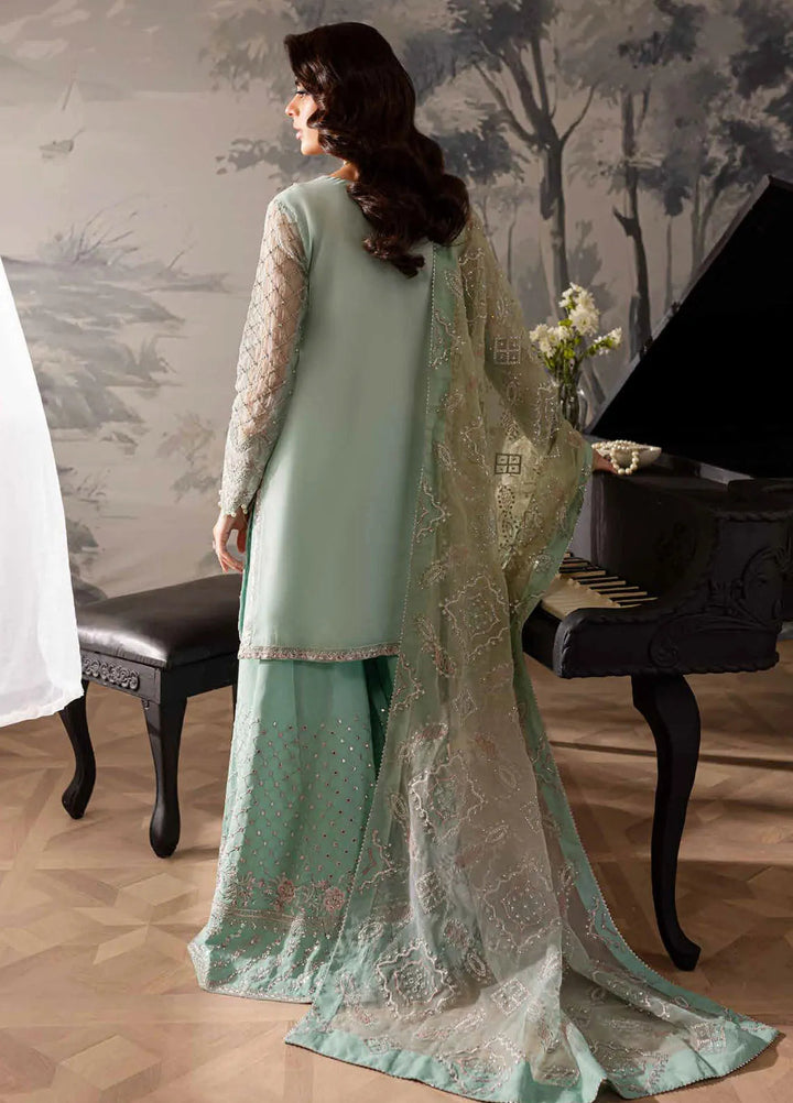 Elanora By Nureh Embroidered Organza Suit Unstitched 4 Piece NU24EC NEL-57 - Formal Collection