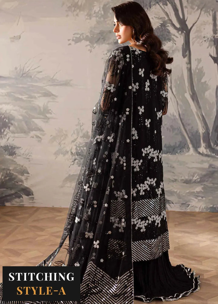 Elanora By Nureh Embroidered Organza Suit Unstitched 4 Piece NU24EC NEL-59 - Formal Collection