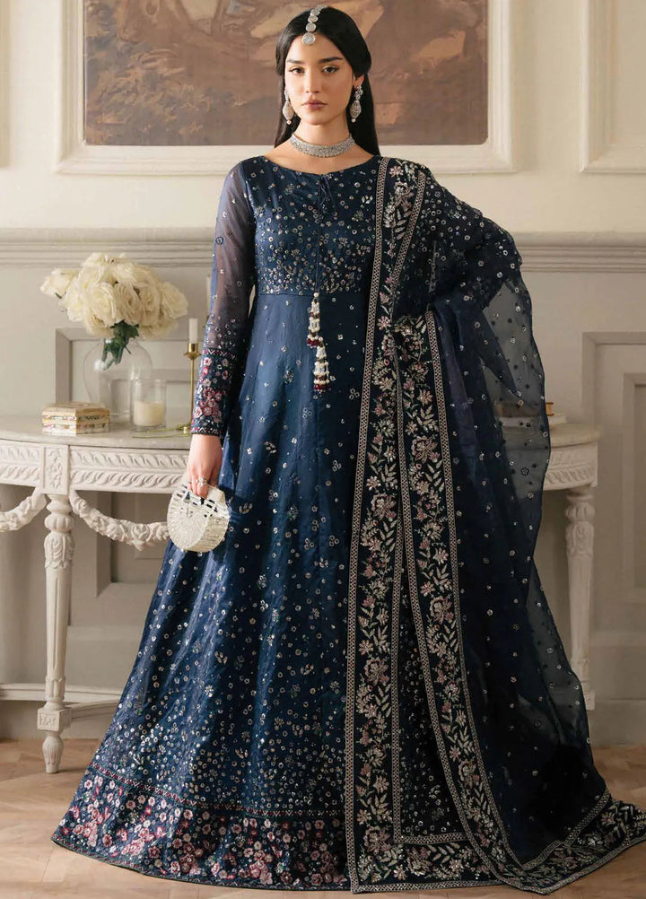 Elanora by Nureh Embroidered Organza Suit Unstitched 4 Piece NU24NLC NEL-60 - Luxury Collection