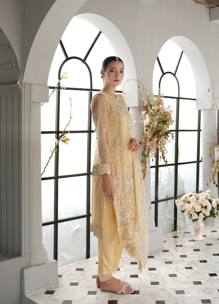 Elegance by Layout Embroidered Net Suits Unstitched 4 Piece LO24EL Maya - Festive Collection