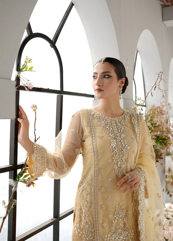 Elegance by Layout Embroidered Net Suits Unstitched 4 Piece LO24EL Maya - Festive Collection