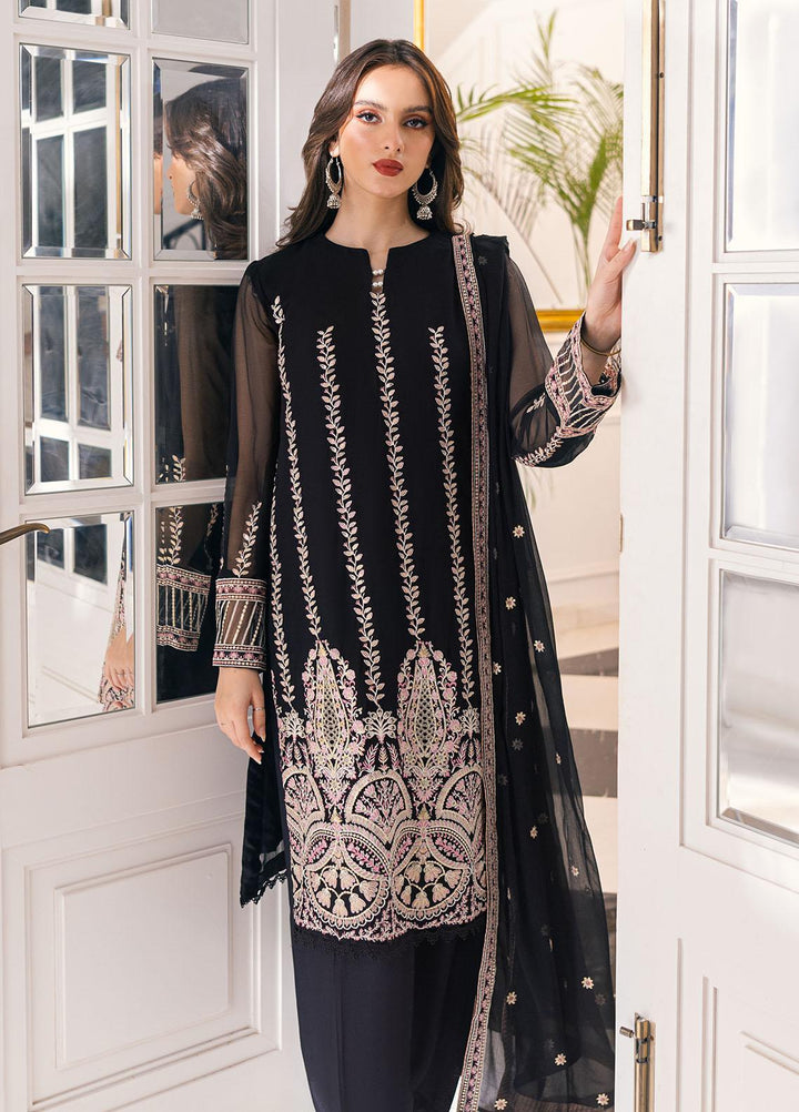 Sahane Pret Embroidered Chiffon 3 Piece Suit SNE23EP SAH-1009 Charlotte