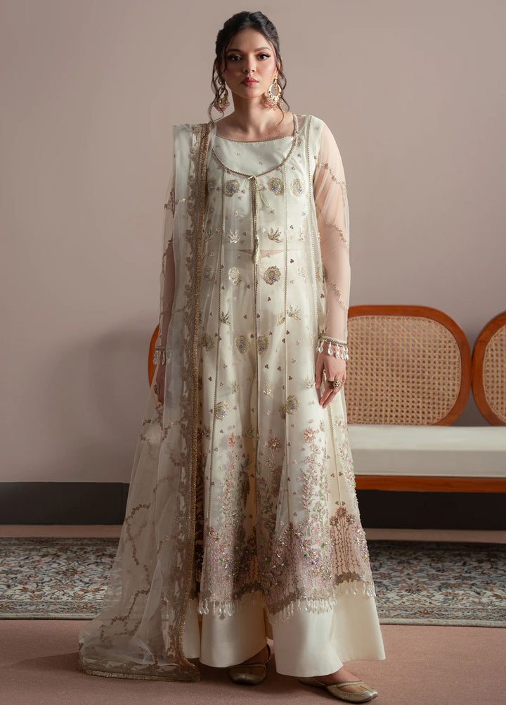 Elvin by Fabiha Fatima Pret Embroidered Net 3 Piece Suit Fayra
