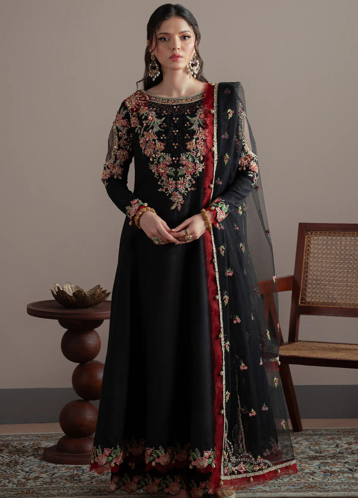 Elvin by Fabiha Fatima Pret Embroidered Raw Silk 3 Piece Suit Nyra