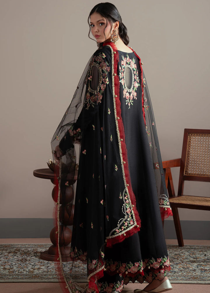 Elvin by Fabiha Fatima Pret Embroidered Raw Silk 3 Piece Suit Nyra