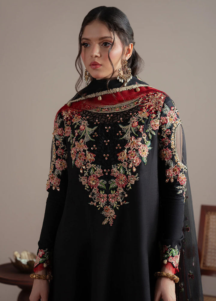 Elvin by Fabiha Fatima Pret Embroidered Raw Silk 3 Piece Suit Nyra