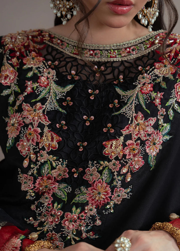 Elvin by Fabiha Fatima Pret Embroidered Raw Silk 3 Piece Suit Nyra