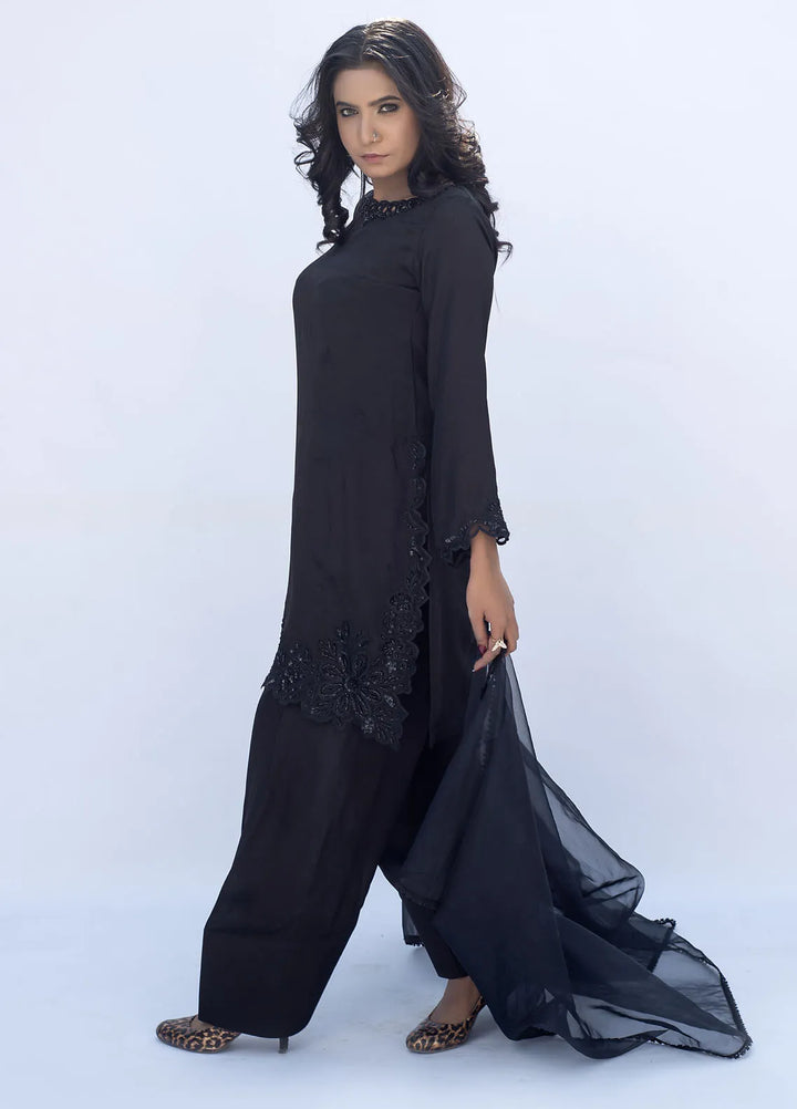 Eman Butt Pret Embriodered russian silk 3 Piece Suit Kiara