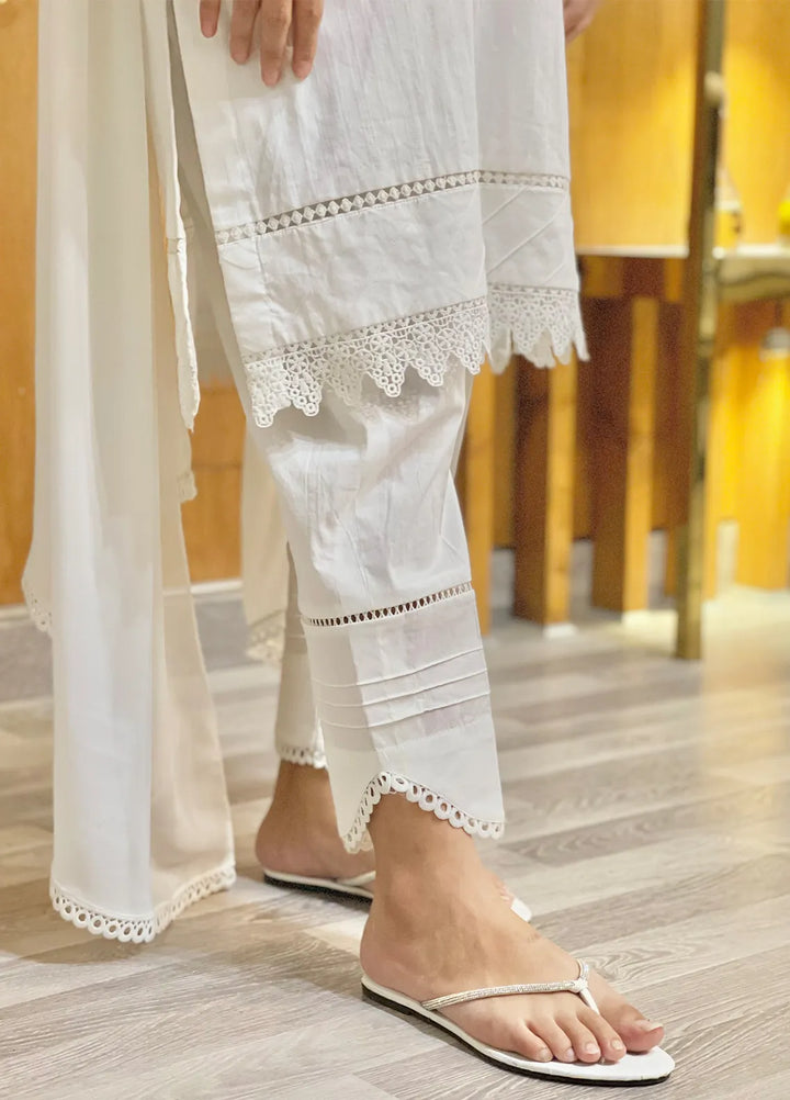 Eman Butt Pret Solid Cotton 3 Piece Suit Aira