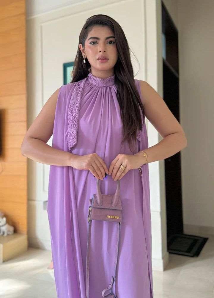 Eman Butt Pret Solid Georgette 2 Piece Suit Ella