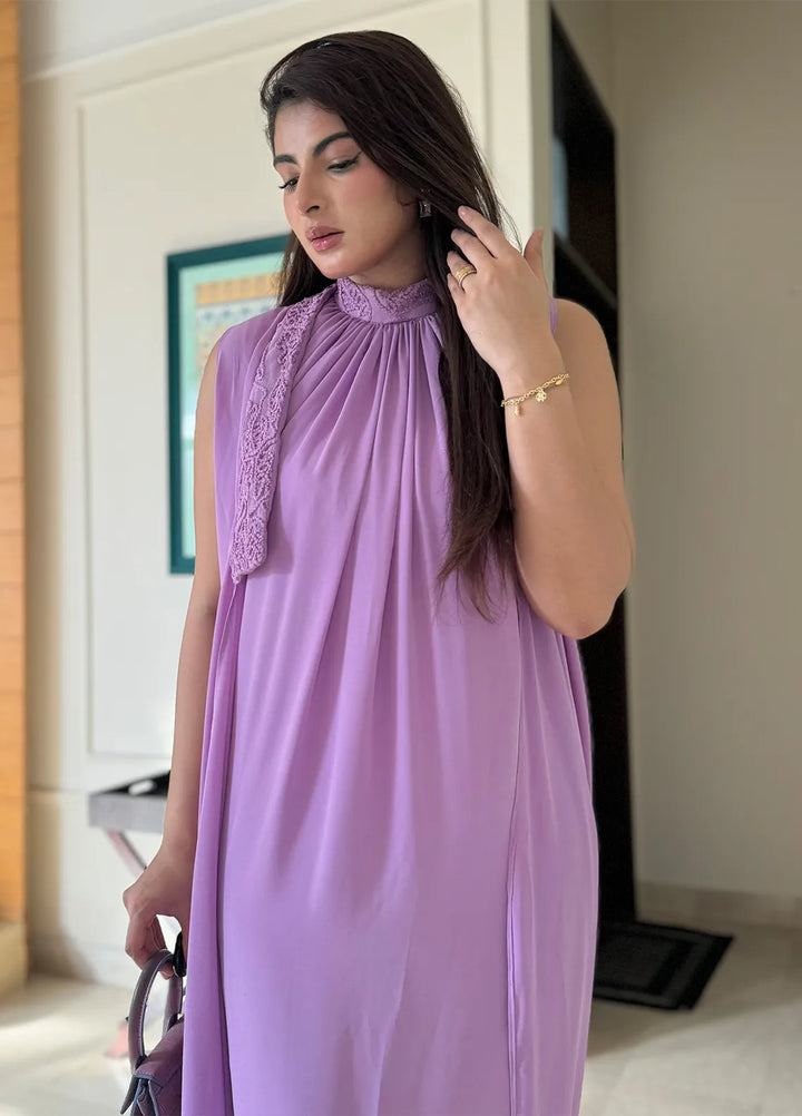 Eman Butt Pret Solid Georgette 2 Piece Suit Ella