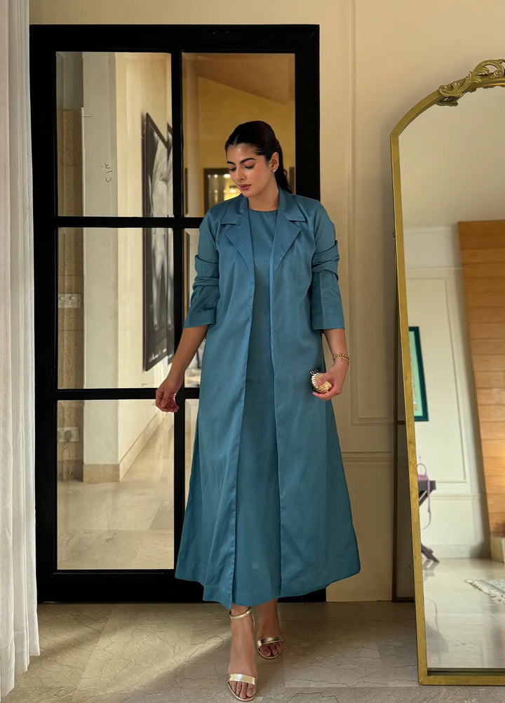 Eman Butt Pret Solid Raw silk 2 Piece Suit Mia