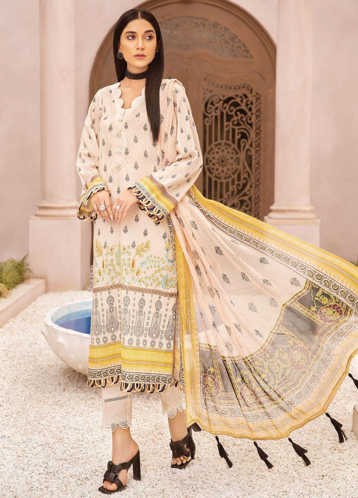 Emrose by LALA Textiles Digital Printed Lawn Suits Unstitched 3 Piece LT22EM IZEH LA-0033 - Summer Collection