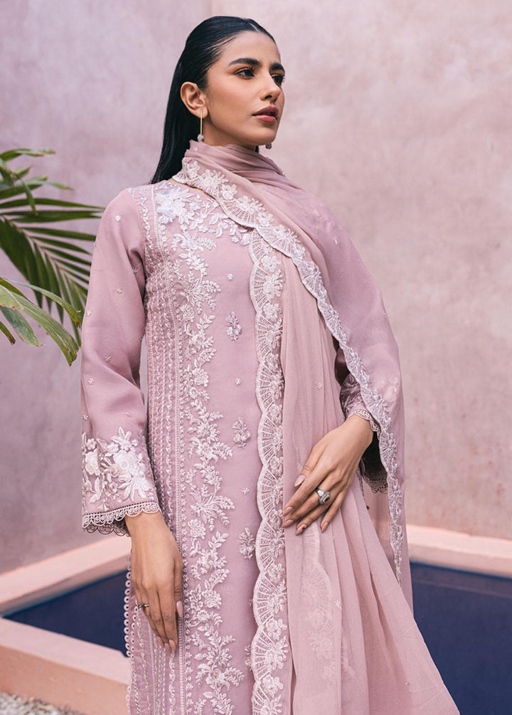 Ensembles By Azure Embroidered Organza Suits Unstitched 4 Piece AZU24ES AS-114 Candy Bliss - Festive Collection