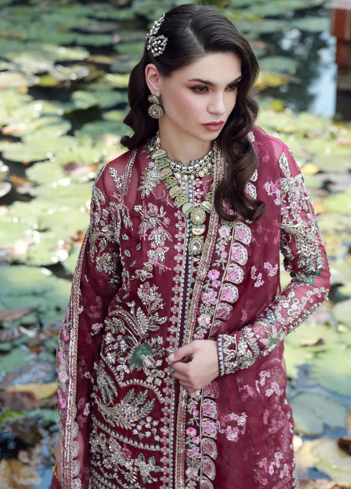 Ermina By Ezra Embroidered Net Suit Unstitched 3 Piece EZ24E D-02 Venus - Formal Collection