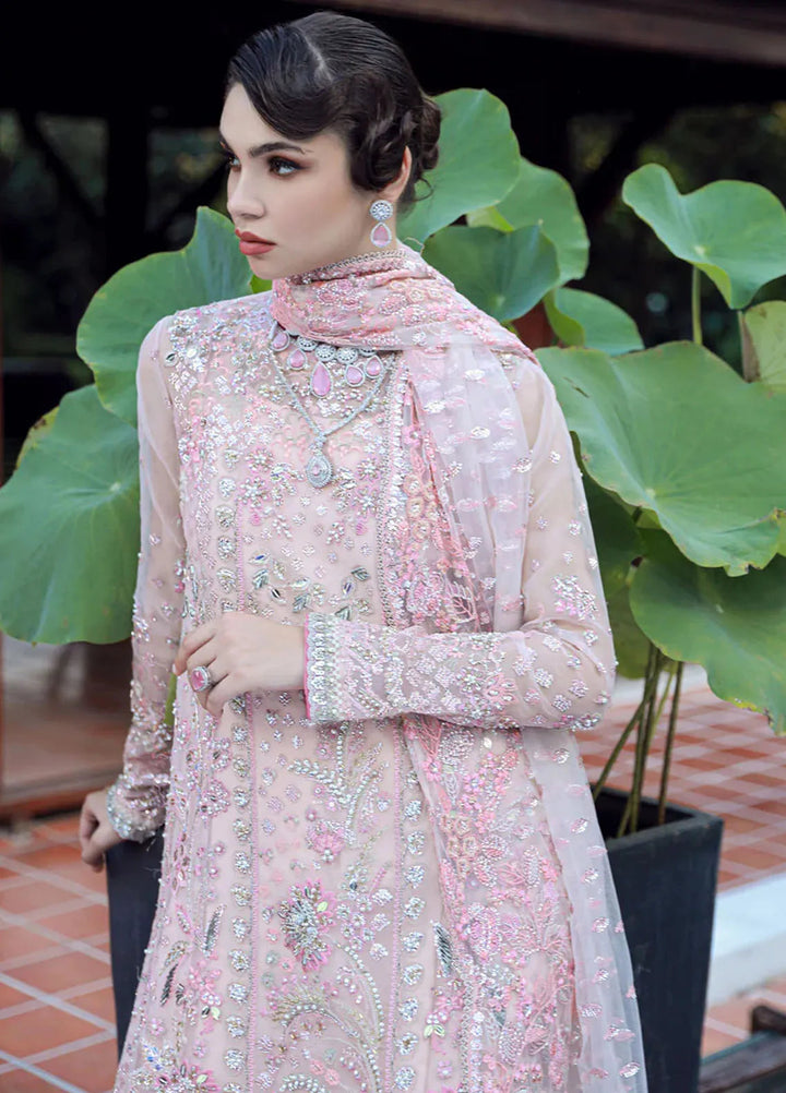 Ermina By Ezra Embroidered Net Suit Unstitched 4 Piece EZ24E D-06 Bloom - Formal Collection